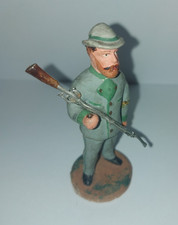 Alte Massefigur Jäger 8 cm