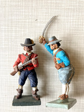 2 Landsknechte - 7 cm- Figuren