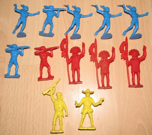 Figuren kunststoff blau - figuren,