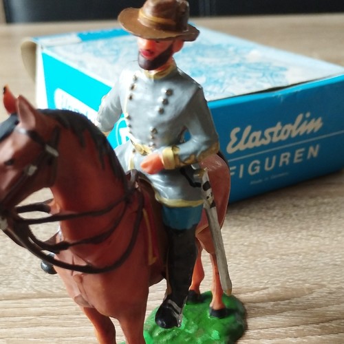 Elastolin reiterfigur auf - elastolin,