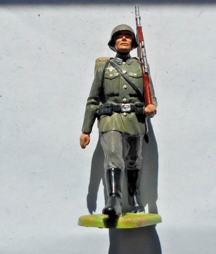 Elastolin soldat gewehr - soldat,,