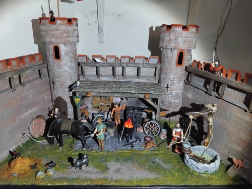 Elastolin diorama die - elastolin, diorama-die