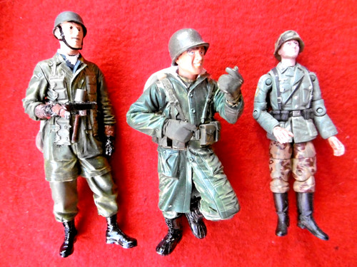 Konvolut kunststoff 3figuren - konvolut,