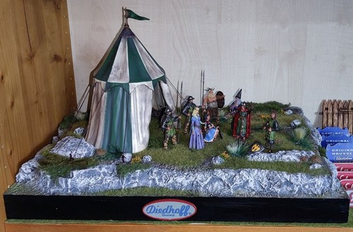 Elastolin diedhoff diorama - elastolin-,