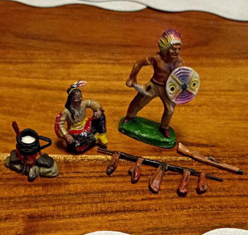 Konvolut wildwest indianer - konvolut,, 3x