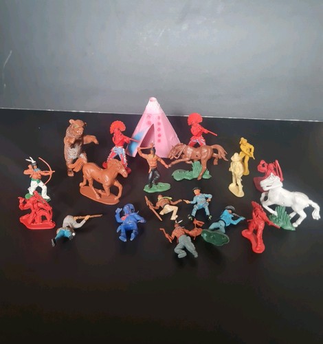 Vintage indianer figuren - vintage,