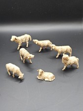 7 Alte Schafe Krippefiguren